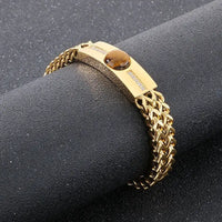 Tigereye Titan Men’s Curved Bracelet