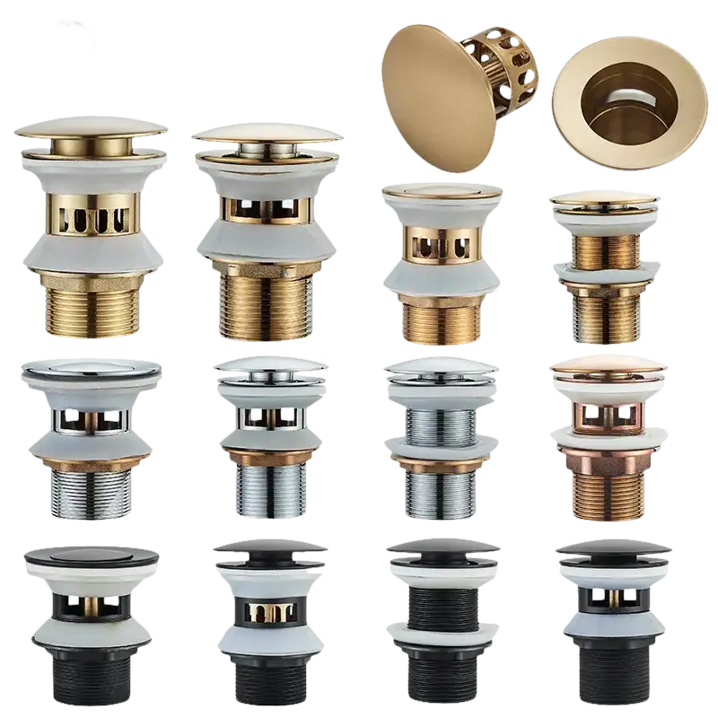 Golden Touch Gold Pop Bathroom Sink Plug