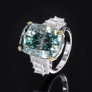 Diamond Ice Crush Silver Ring