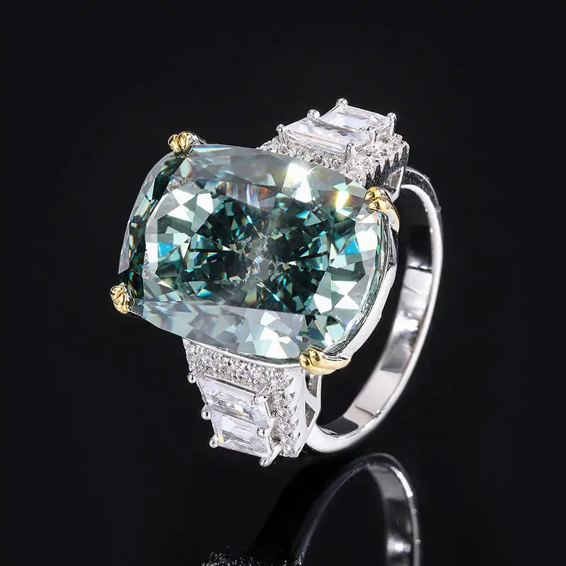 Diamond Ice Crush Silver Ring