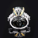 Diamond Ice Crush Silver Ring