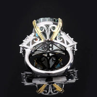 Diamond Ice Crush Silver Ring