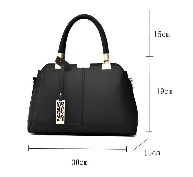 Gorgeous Gold Accent Shoulder Bag