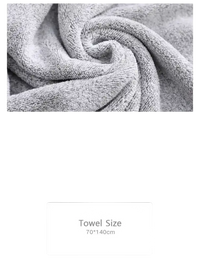 Gray microfiber bath towel from the trendy Gray Stripes and Sass set, supersoft and thickened