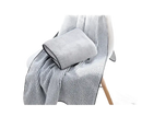 Gray Stripes and Sass microfiber towel set with supersoft microfiber towel and antibacterial design