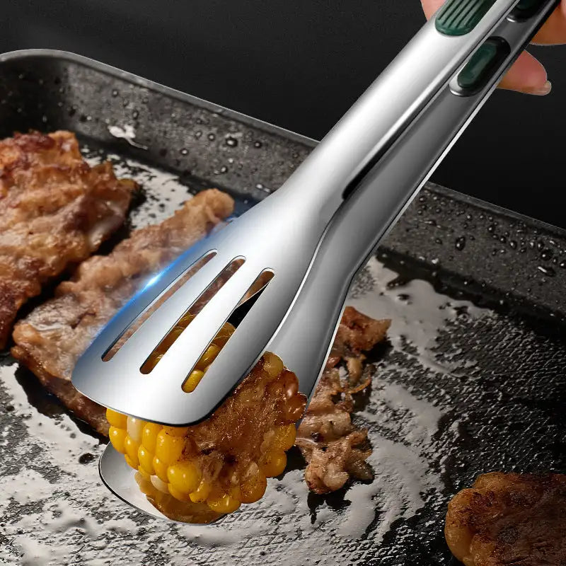 GrillMaster 304 Stainless Steel Kitchen Tongs