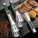 GrillMaster 304 Stainless Steel Kitchen Tongs