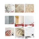 Adhesive hook application guide with 20pcs self-adhesive transparent door wall hook trendy style