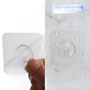 Trendy 20pcs self-adhesive transparent door wall hook for easy hanging and organization