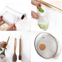 Kitchen organization with Grin and Hang transparent door wall hook 20pcs self-adhesive hook