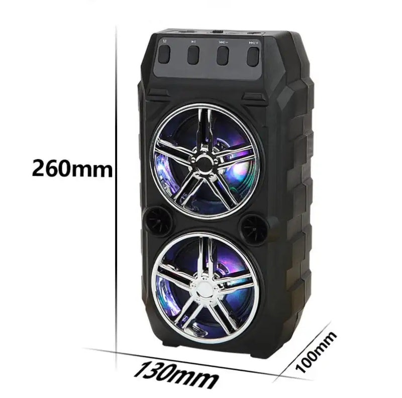 Groovy Black Bluetooth Speaker With Card Support
