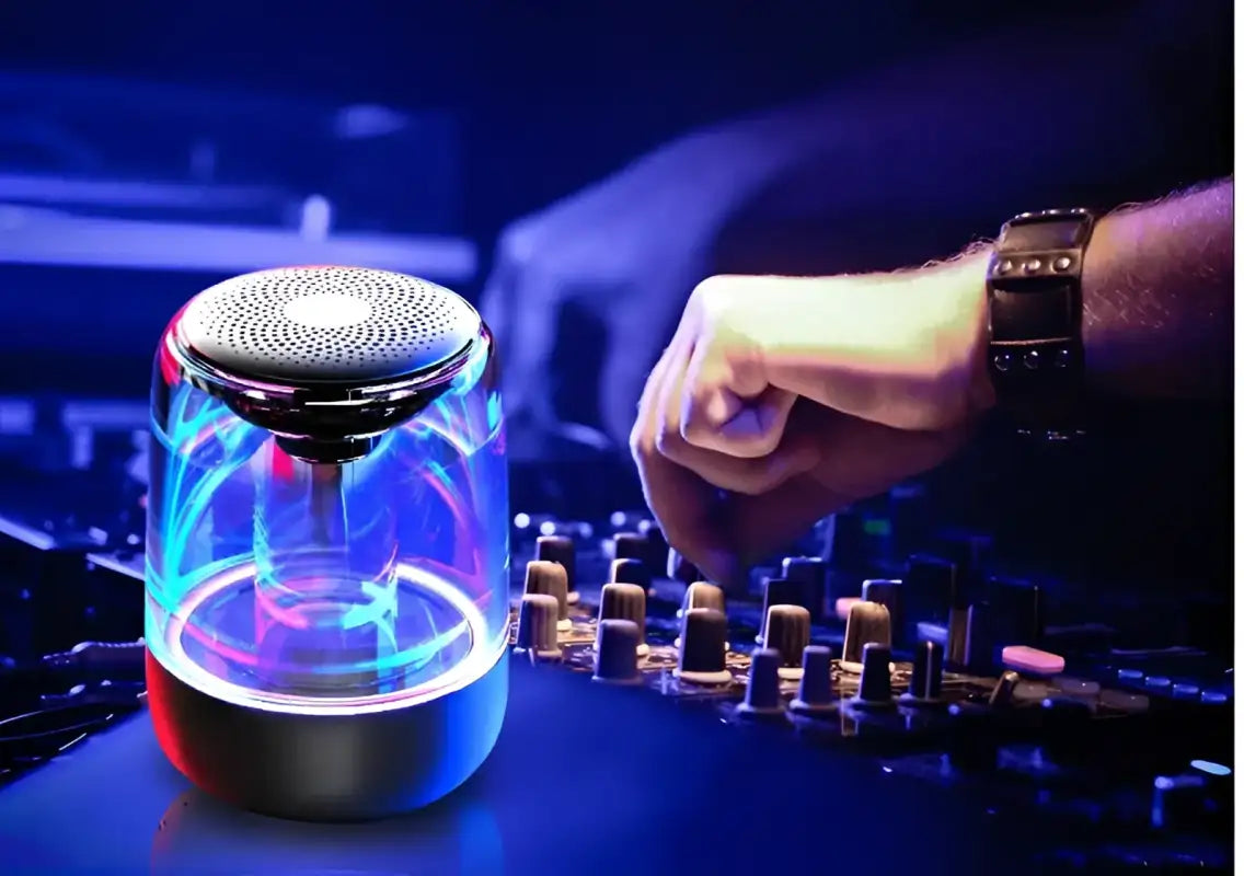 Groovy Glowing Bluetooth Speaker Powerful Bass Fun