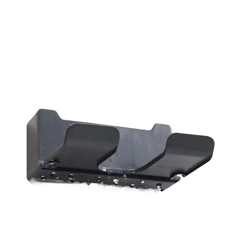 Black draining rack.