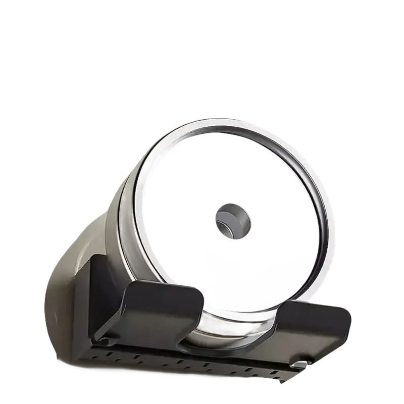 Weight plate storage rack.