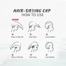 Microfiber Hair Towel Wrap for Women Shower Spa Head Wrap Hair Drying Hat Turban Microfiber Terry Dry Absorbent Quick