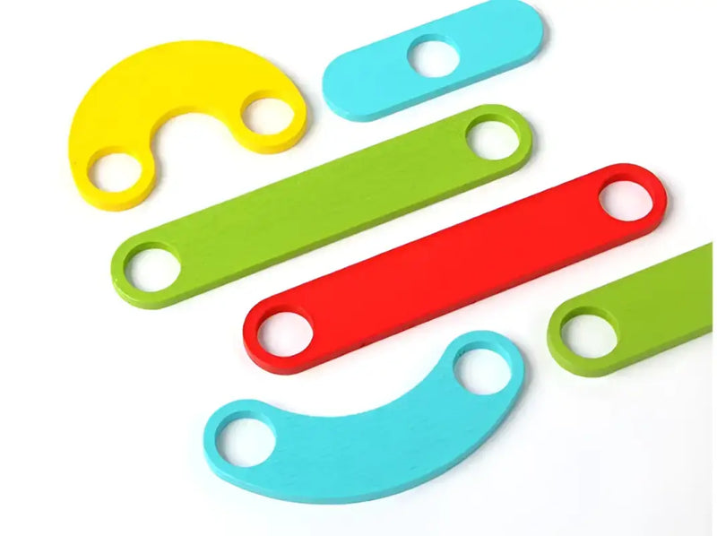 Hammer Time! Wooden Puzzle Toy Nail Table Mayhem
