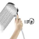 Handheld Shower Head with Adjustable Shower Rack and Vacuum Suction Cup Mount
