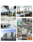 Trendy company overview collage featuring Handheld Shower Head’s adjustable shower rack with vacuum suction cup