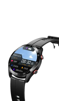 Black smart watch.