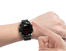 Smartwatch displaying heart rate.