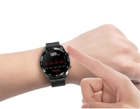 Smartwatch displaying heart rate.