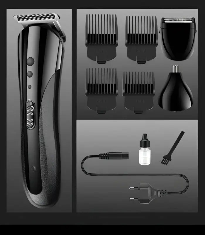 Handsome Home Haircuts Kemei Rechargeable Hair Clipper