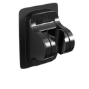 Black shower head holder.