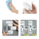 Shower head holder installation instructions.