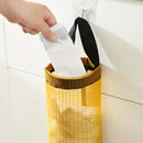 Garbage Bag Storage Kitchen Garbage Organizer Plastic Bag Holder Organizing Hanging Garbage Collection Storage Bag