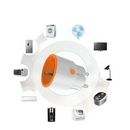 Smart plug with surrounding appliances.