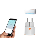 Smart plug with power monitoring.