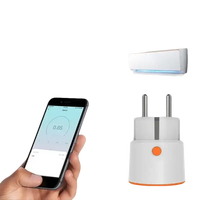 Smart plug with power monitoring.