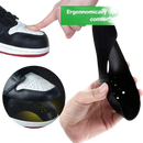 Black shoe insert.
