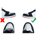 Shoe crease prevention comparison.