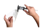 Shoe shield thickness measurement.