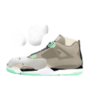 Sneaker with toe protectors.