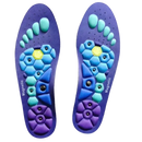Pair of colorful magnetic insoles.