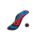 Magnetic shoe insole with massage points.