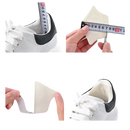 Shoe height adjustment instructions.