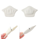 White heel cushion inserts.