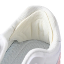 White athletic shoe interior.