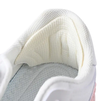White athletic shoe interior.