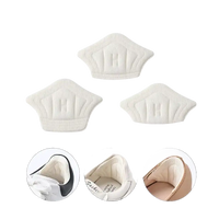 White shoe heel pads.