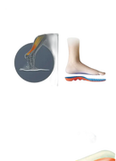 Orthopedic insole advertisement.