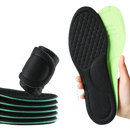 Sweat-absorbing and deodorizing shoe insoles.