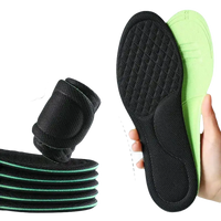 Sweat-absorbing and deodorizing shoe insoles.