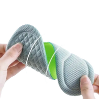Gray cushioned shoe inserts.