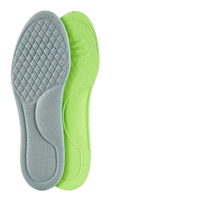 Shoe insoles with sweat absorption and deodorization features.