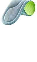 Sweat-absorbing shoe insert.