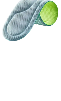 Sweat-absorbing shoe insert.